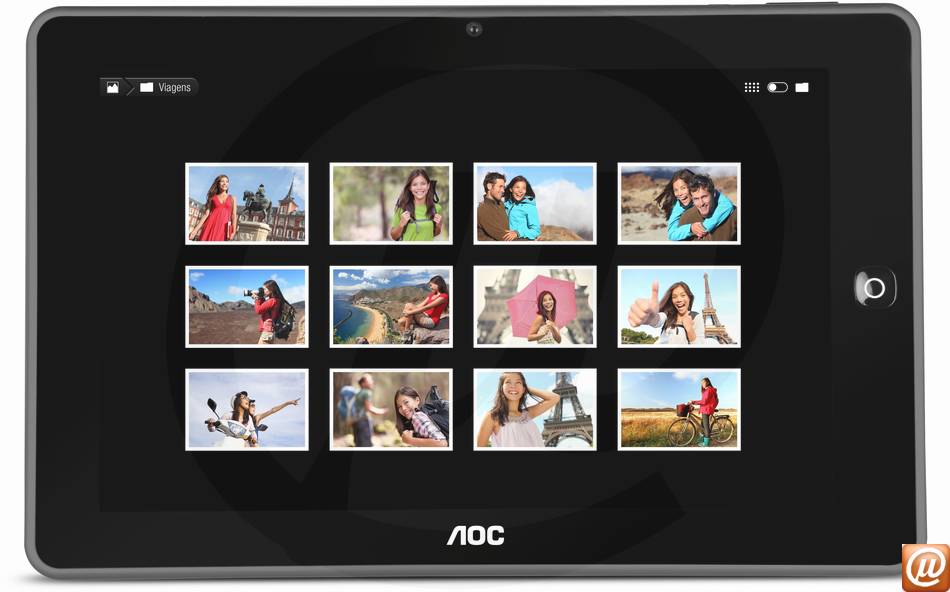 MW0821 - Tablet AOC Breeze 8 MW0821 Android 2.3 Gingerbread ARM Cortex A8 Core 1.20GHz Tela Capacitiva Multi-toque Desbloqueado